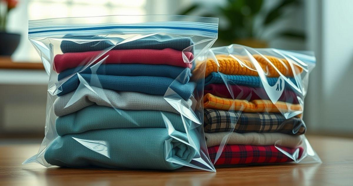 Descubra os Benefícios do Saco Ziplock para Roupas e Como Usá-los Corretamente