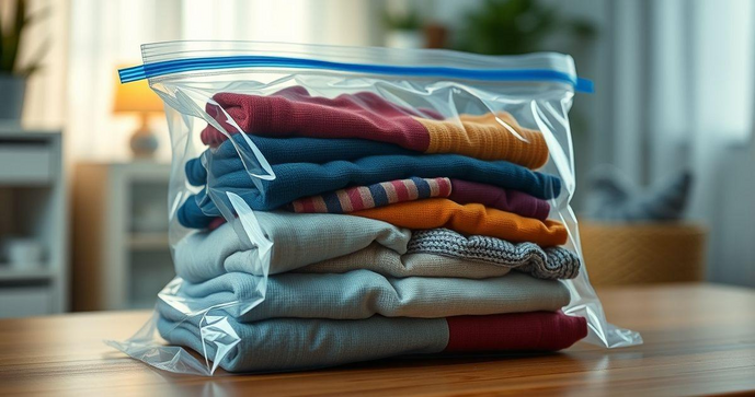 Saco Ziplock para Roupas é a Solução Prática para Organizar e Proteger Seus Pertences