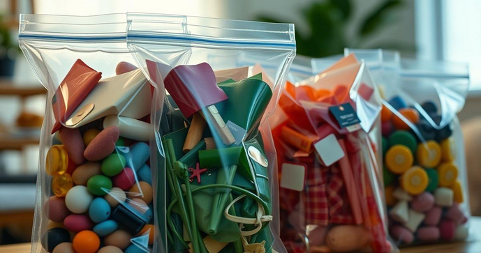 Sacos plásticos com fechamento zip lock: praticidade e segurança para armazenamento