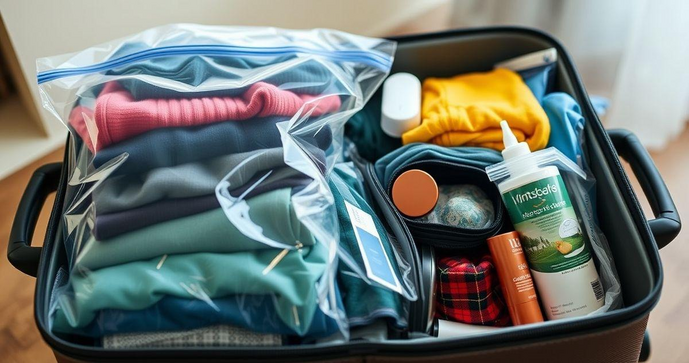Saco Ziplock para Viagem é a Solução Prática para Organizar sua Mala