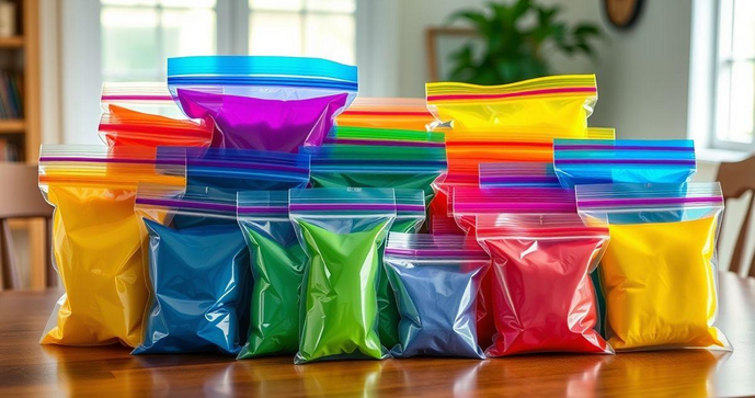 Sacos com fecho zip: opções versáteis para organização e armazenamento