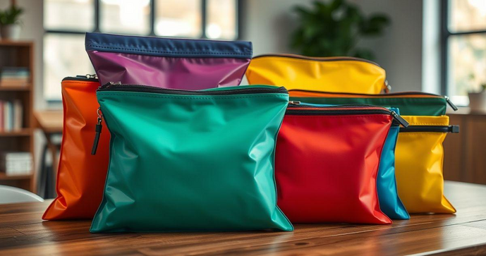 Sacos personalizados com fecho zip são a tendência em embalagens práticas
